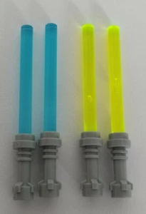 LEGO® Star Wars™ 4 Laserschwerter 2x blau, 2x trans-neon-grün (Figuren-Zubehör) - Bild 1 von 1