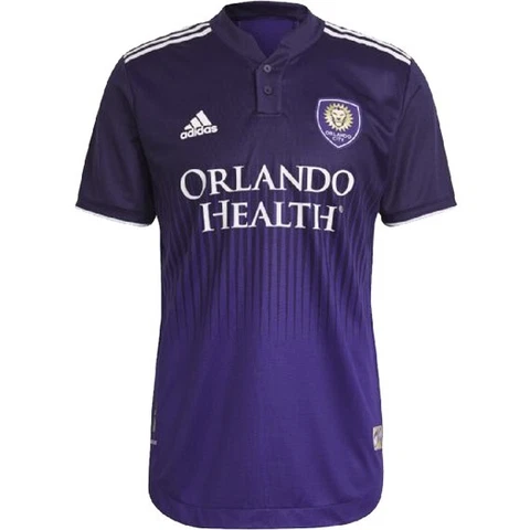 Orlando City SC adidas Player Soccer Jersey Purple Sz Large Thick-&-Thin GI6448 Cover