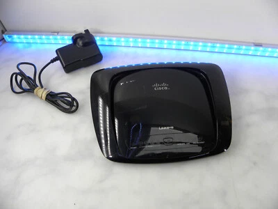 Linksys WAG320N Dual-Band Wireless-N ADSL2+ Modem Gigabit Router UK #BOX85 - Image 1 of 3