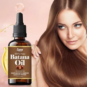 Batana Oil with Rosemary for Hair Growth~Nourish Scalp & Detox for Strong New - Picture 1 of 17