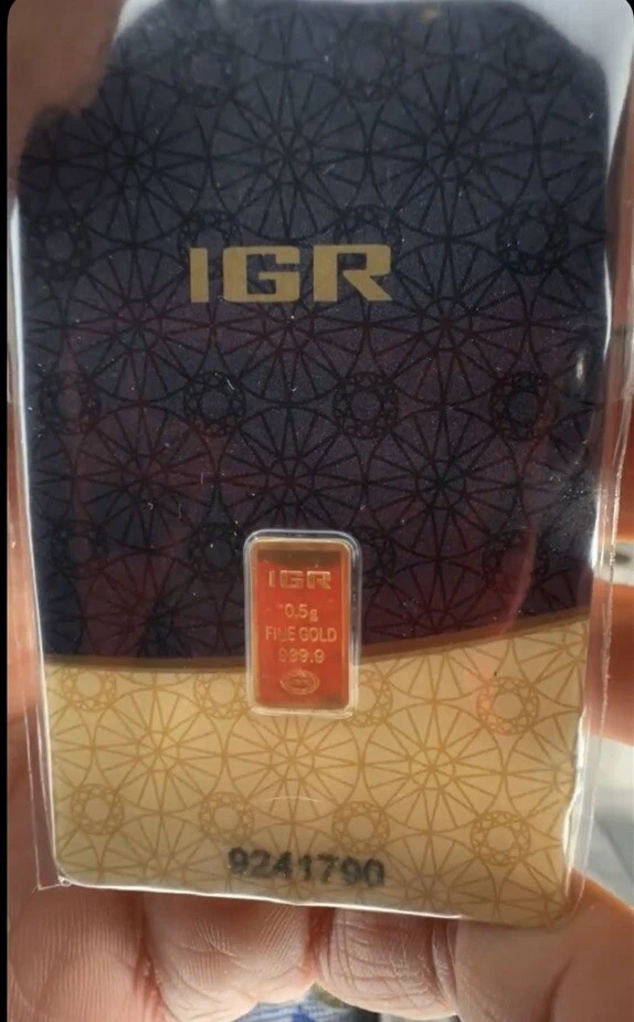 0.5 gram IGR Gold Bar - Istanbul Gold Refinery - 999.9 Fine in Sealed Assay -RME - Image 1 of 4