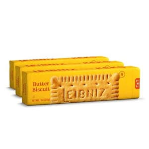 Bahlsen Leibniz Classic Burro Biscotti Confezione da 3 7 once Biscotti Tedeschi - Foto 1 di 6