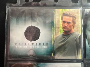 LOST Season 1 Piecework Card PW-2 Josh Holloway as Sawyer by inkworks RARE MINT