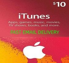 Apple iTunes Gift Card 10$ 🔥 Fast Delivery 🔥