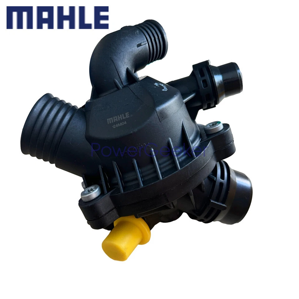 11537550172 Engine Coolant Thermostat OEM Mahle TM3097 for BMW 135i 335i X5 X6 - Imagem 1 de 4