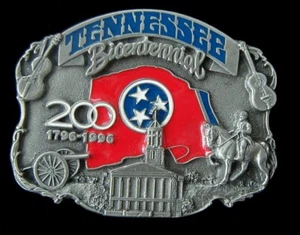VINTAGE 1996 TENNESSEE BICENTENNIAL BELT BUCKLE - Picture 1 of 2