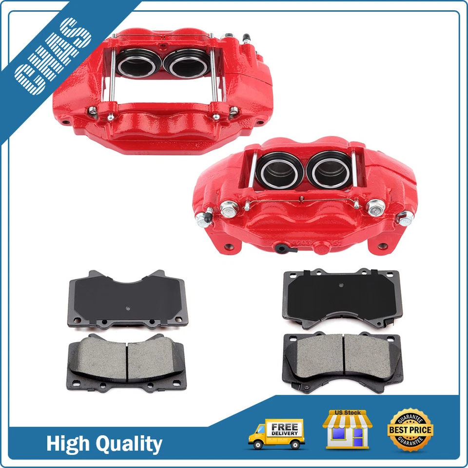 Pinzas y pastillas de freno delanteras para Toyota Sequoia 2008-2018 07-18 Toyota Tundra Foto 1 de 1