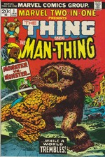 Marvel Two-In-One #1. Jan 1974. Marvel. Thing/Man-Thing. VF+.