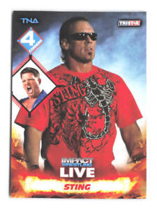 2013 TriStar TNA Impact Live Sting 40 WWE AEW WCW NWO Pro Wrestling Card