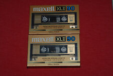 Maxell XLII 90 Casette Tapes lot of 2 new-sealed