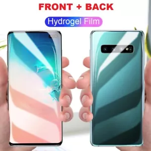 Idrogel Cover Protezione Schermo per Samsung S 22 S9 Plus S8 Note 10 20 Ultra - Foto 1 di 13