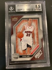 2009-10 US DRAFT EDITION #34 STEPHEN CURRY ROOKIE CARD BECKETT 8.5 NM/MT+