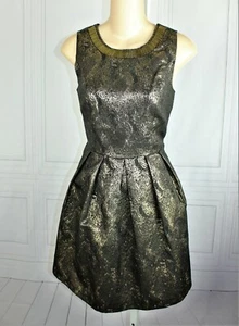 New Romeo + Juliet Couture Holiday Party Metallic dress Sleeveless Size Small S - Picture 1 of 4