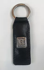 Hilfiger Leder Schlüsselanhänger Monogramm "H" schwarz - Bild 1 von 2