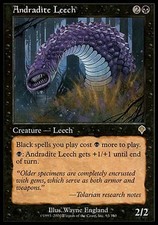 1x Anthradite Leech Invasion MtG Magic Black Rare 1 x1 Card Cards