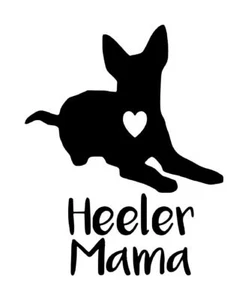 Australian Cattle Dog Heeler Mama Decal #1 3.5"x5" Choose Style, Color - Bild 1 von 5