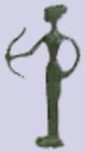 Bronze Statuary Artemis, Goddess of the Hunt Greek Goddess Diana #BR45 5.5"