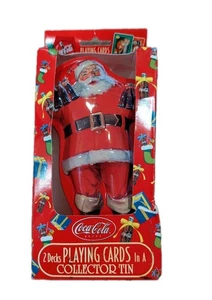 Bicycle Cards - Coca-Cola & Santa, 2 Decks in A Collector Tin  - Picture 1 of 4