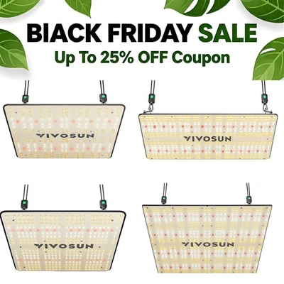 VIVOSUN LED Grow Light Full Spectrum Indoor Plant Grow Tent 100/150/200/300/400W - image 1 of 2