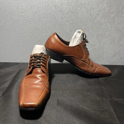 Kenneth Cole Reaction Para hombres Zapatos de Vestir Oxford de Cuero Marrón 8.0 M  Foto 1 de 4