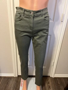 CAROL PARIS JEANS GRÜN BAUMWOLLE/ELASTHAN GR. 38 (6) - Bild 1 von 2