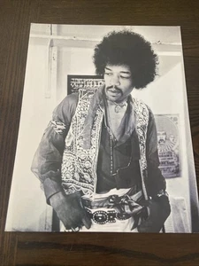 Jimi Hendrix übergroße 11x14 Postkarte Kunstdruck 2001 authentisch Hendrix - Bild 1 von 6