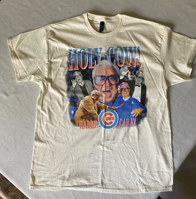 Harry Caray Fan Vote T-Shirt Size XL SGA 9/6/25 Giveaway Chicago Cubs - Image 1 of 4