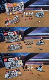 Lego Star Wars Resistance, First Order battle packs 75078 75131 75132 complete
