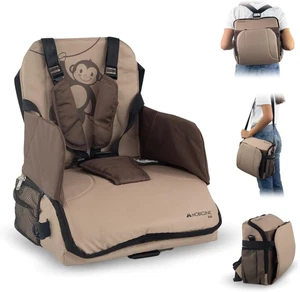 ® Kids, Seggiolino Portatile Bambini, Seggiolone Da Viaggio, Monkey, 6 a 36 Mesi - Foto 1 di 11