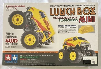 Tamiya Lunchbox Mini 4WD Wheelie 1/24 Scale RC Model Kit SW-01 - New Sealed - Image 1 of 4