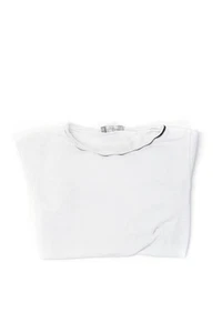 Il Gufo Childrens Girls Short Sleeves Tee Shirt White Black Cotton Size 2T - Picture 1 of 5