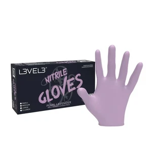 L3VEL3 Level3 Pearl Lavender Nitril Friseur Salon Handschuhe 100CT - kostenloser Versand - Bild 1 von 1