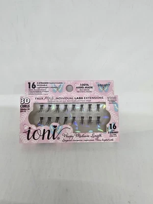 Ioni  3D Curls Faux Mink Individual Lash Ext.  Wispy Medium Length - Image 1 of 4
