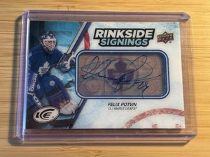 Felix Potvin 2017-18 UD Ice Glacial Graphs Auto Toronto Maple Leafs - Picture 1 of 2