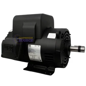 5HP WEG Air Compressor Electric Motor 182/4T Rolled Steel Single Phase 208-230V - Picture 1 of 7