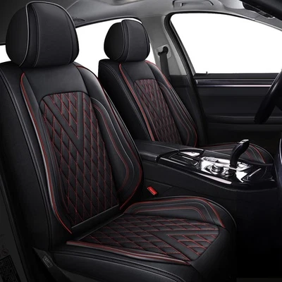 Car 5-Seat Cover PU Leather Full Set Cushion Pad For BMW X1 2013-2022 - Image 1 of 4