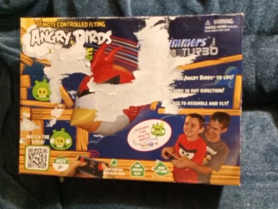 Angry Birds Space Air Swimmers Turbo Remote Control Balloon Flyer Pig  **As-Is** - Image 1 of 4