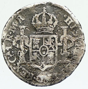 1814 MÉXICO ESPAÑA FERDINAND VII Moneda Real de Plata GUADALAJARA REALISTA i111808 - Imagen 1 de 2