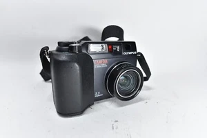 Olympus Camedia C-3030 Zoom Digital Camera Digicam 3.3MP Black Tested Working - Picture 1 of 15