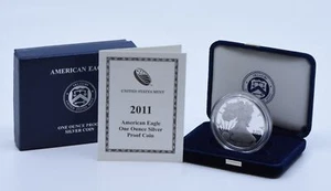 2011-W $1 American Proof Silver Eagle in Original Government Packaging - Picture 1 of 1
