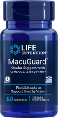 PACK de 4 Life Extension MacuGuard Soporte Ocular Astaxantina Azafrán DESPEGUE $27 Foto 1 de 2