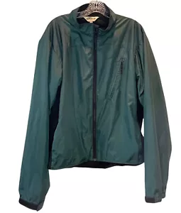 Orvis Windbreaker Jacket Green Plaid Lining Sporting Tradition Bomber Men's Sz L - Picture 1 of 7