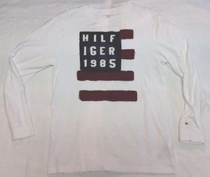 Camisa Tommy Hilfiger Mangas Largas Bandera Juvenil Talla XL (16-18) - Imagen 1 de 6