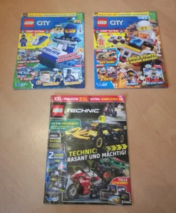 3 Hefte Kinderzeitschrift „LEGO“ Technic und CITY Jahr 2021-2023 - Bild 1 von 3
