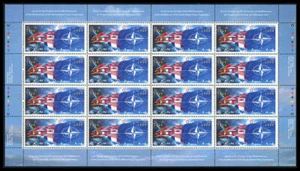 Canada Stamp SHEET#1809 - NATO flags (1999) 46¢ - Picture 1 of 1