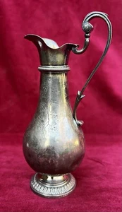 STERLING SOLID SILVER BURETTE VERSEUSE ARGENT MASSIF VIEILLARD EMPIRE 19EME XIXE - Foto 1 di 18