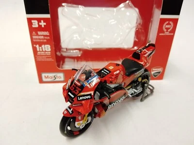 Maisto Ducati desmosedici Gp 63 Bagnaia Motogp World Champion 2022 1/18 36391# - Photo 1/3