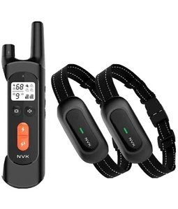 dog training collar 2 collars with one remote - Picture 1 of 3