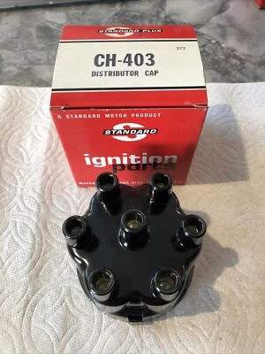Nueva tapa de distribución estándar CH-403 6 cilindros años 60’s 70’s Chrysler Dodge Plymouth V6 Foto 1 de 4
