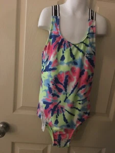 NWT GIRLS JUSTICE SPORT 1pc BATHING SUIT SZ med 10 - Picture 1 of 2